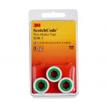 3 Wire Identification Marker Refill Rolls 3 M Scotch Code SDR Number 3 (Pack of 3)