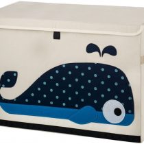 3 Sprouts Kids Toy Chest - Storage Trunk for Boys and Girls Room, Whale