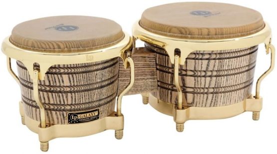 LP Latin Percussion Giovanni Galaxy Wood Bongo Gold Hardware LP793X