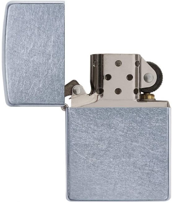 Zippo Windproof Lighter | Metal Long Lasting Zippo Lighter | Best with Zippo Lighter Fluid | Refillable Lighter | Perfect for Cigarettes Cigars Candles |Pocket Lighter Starter | Classic Street Chrome - Image 4