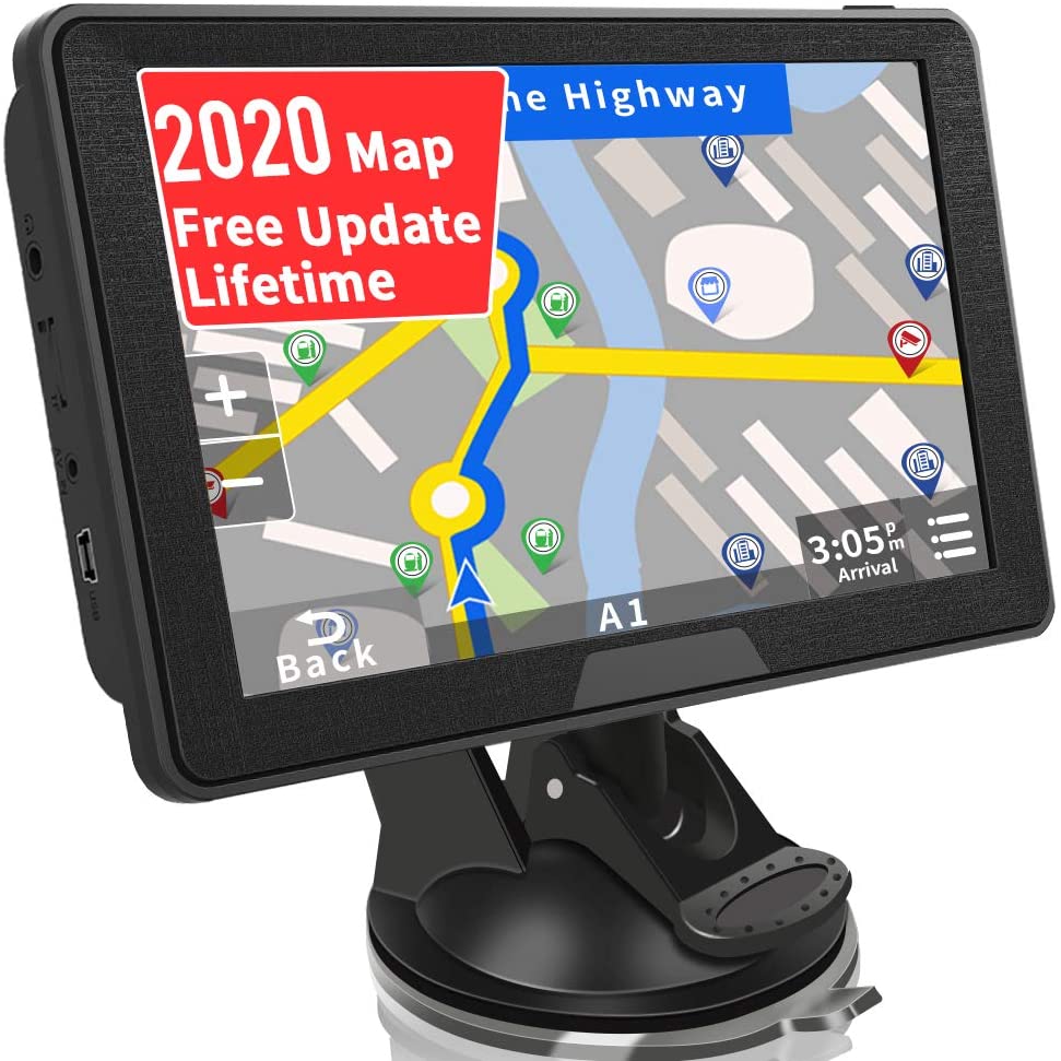 SAT NAV GPS Navigation System, 2020 UK/EU Map Lifetime Free Update ...