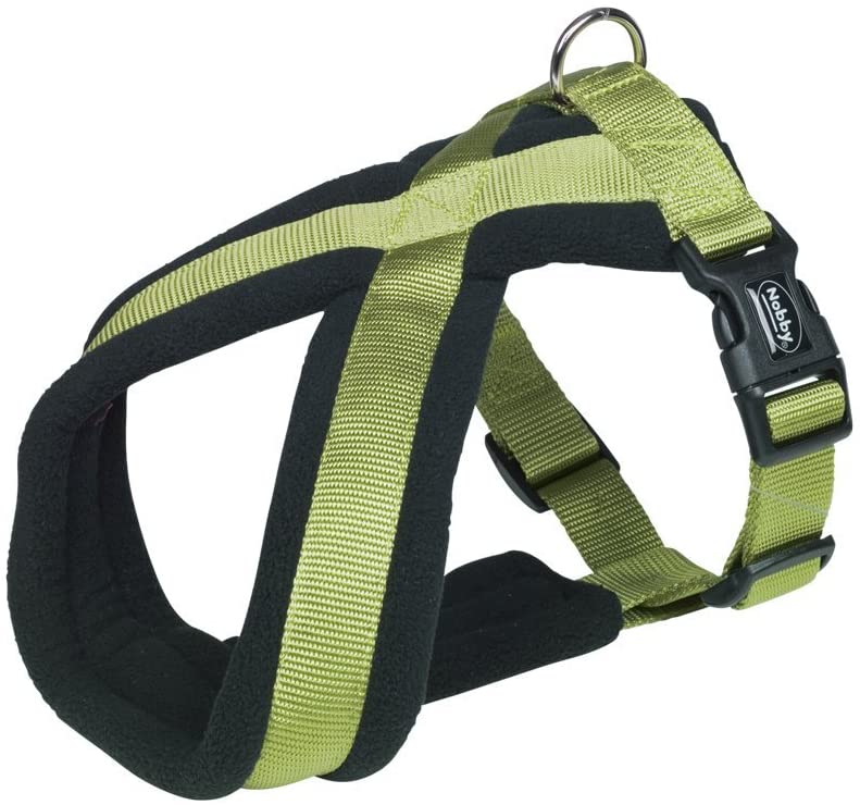 Nobby Classic Comfort Harness, 20-30 cm x 10-20 mm, Pastel Green, Lime Green, xs