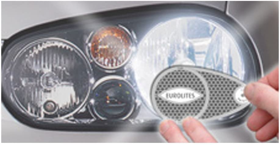 Headlamp Beam Eurolites Head Light Deflectors Convertors Adaptor Driving European Travel Anti Scorch Silver Reflective - Image 3