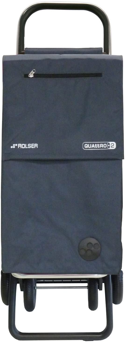 Rolser Sbelta MF 4x4 4 Wheel Shopping Trolley - Grey Marengo