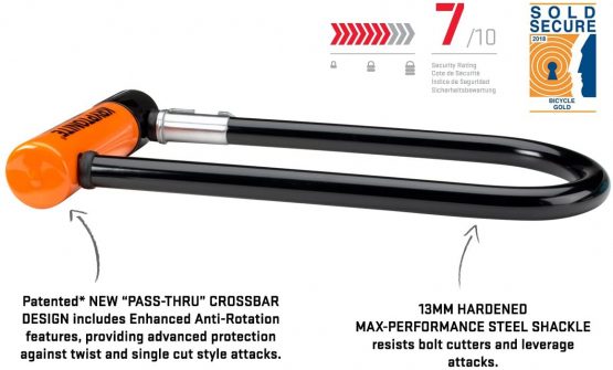 Kryptonite Evolution 11-14mm U-Lock with FlexFrame-U Bracket - Image 2