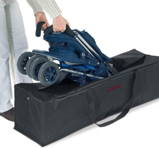 Diono Buggy Bag, Durable Lightweight Stroller Carry-Bag Black - Image 2