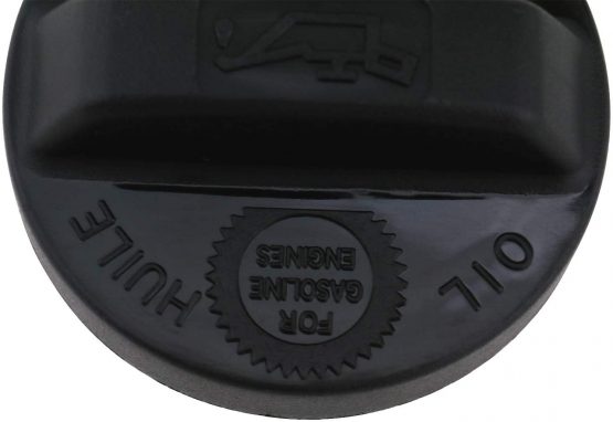 Engine Oil Filler Cap Tank Cover Compatible with Civic Fit CR-V Element Pilot Ridgeline Accord Odyssey Acura MDX RL TL RSX 15610-RAA-A01 Black ABS - Image 2