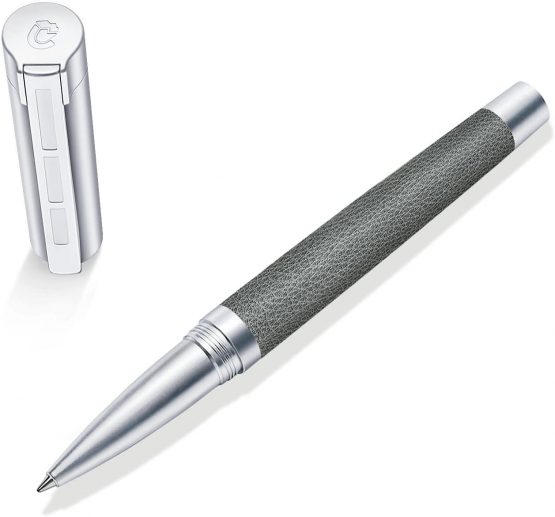 STAEDTLER Premium Initium Corium Simplex Rollerball, Leather, Anthracite, M, 9PC2380M-9