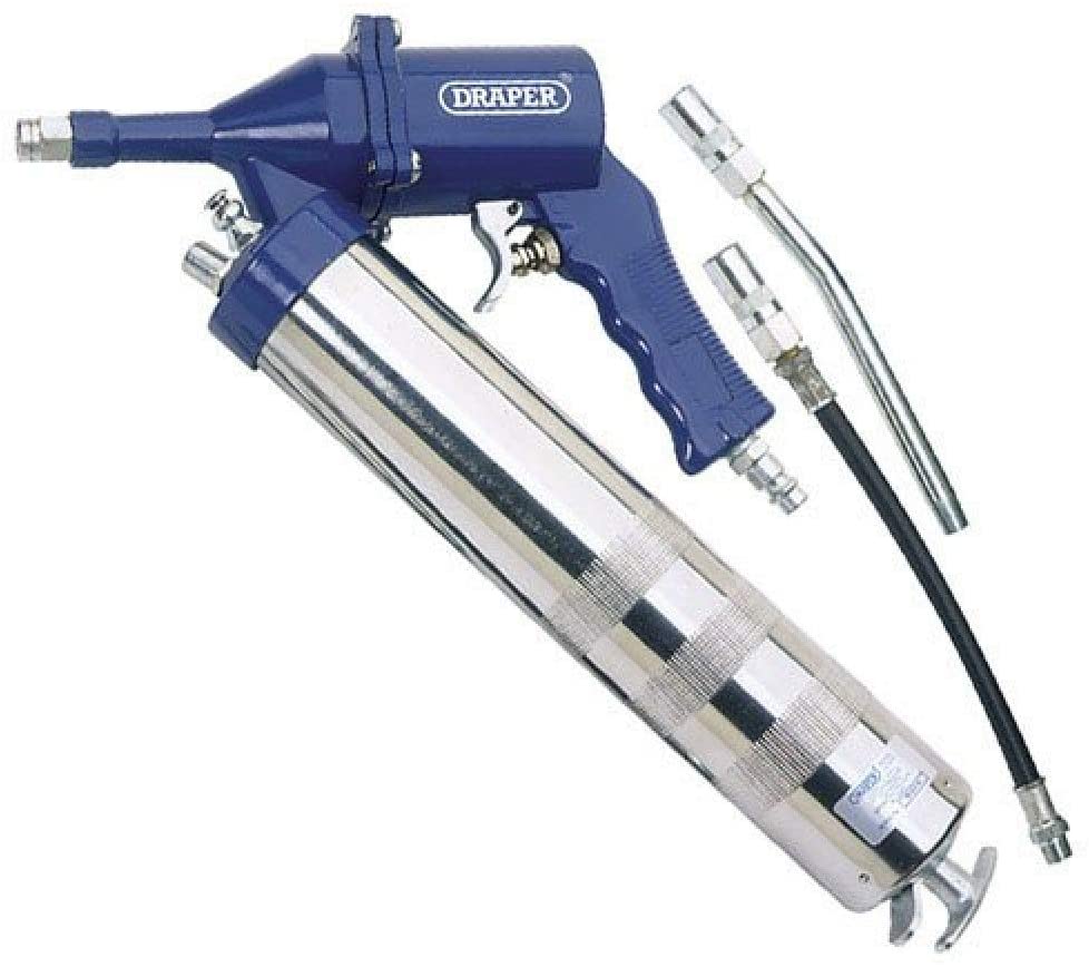 Draper 33785 Air Compressor Grease Gun for 400G Cartridge with Metal