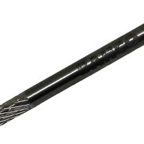 Bahco G0313M03X BHG0313M03X Medium Tungsten Carbide Rotation Burr in Bullet Shape with 14/7 Tooth, Silver
