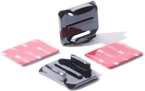 PROtastic® 2x Curved Sticky Mounts & 3M Pads for GoPro and SJCAM Action Camera Helmet Mounts (Pack of 2) - Image 2