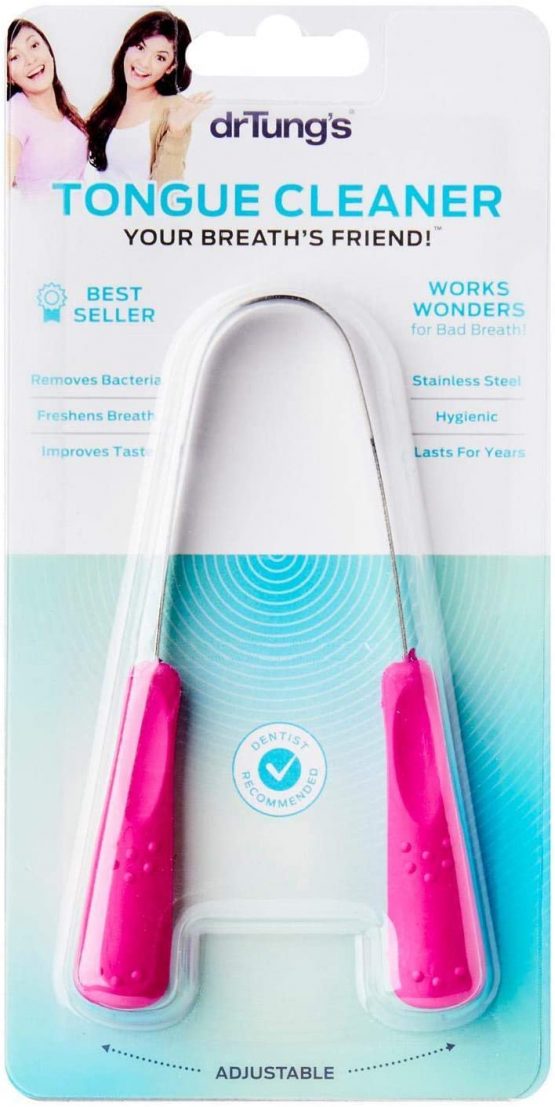 Stainless Steel Tongue Cleaner (Colours May Vary).