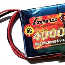 Gens ace 4000 mAh 7.4 V 2S1P Model EHR Receiver LiPO Battery for RC Helicopter Boots FPV Car Helicopter Plane Toy Spektrum DX9, DX7S, DX7, DX8, Futaba
