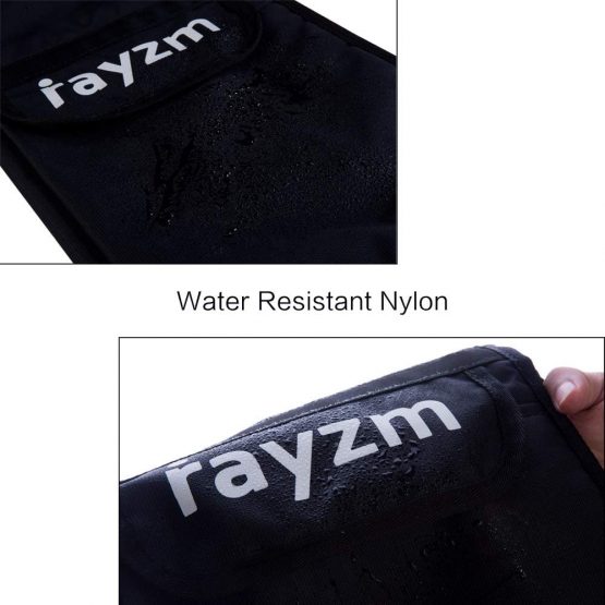 Rayzm Drum Stick Bag with an External Pocket, Standard Nylon Stick Bag with a Carry Handle and Floor Tom Hooks, Inside 4 Slots Holds up to 12 Pairs of Drumsticks,Water Resistant Nylon - Image 2