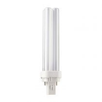 GE Low Energy Lighting 2 Pin Biax D CFL 18w G24D-2 Warm White 10000 Hours