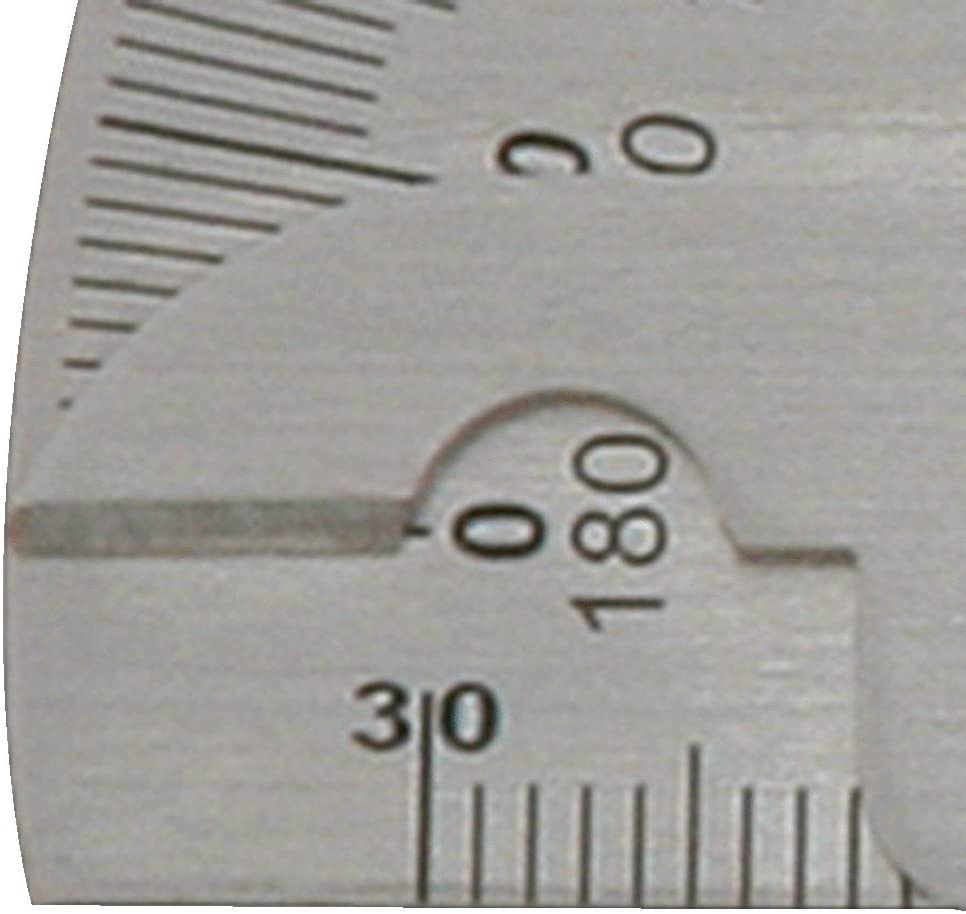 KS Tools 300.0701 Protractor with rule, 400mm, metallic silver, 35L x 25W cm - Image 2