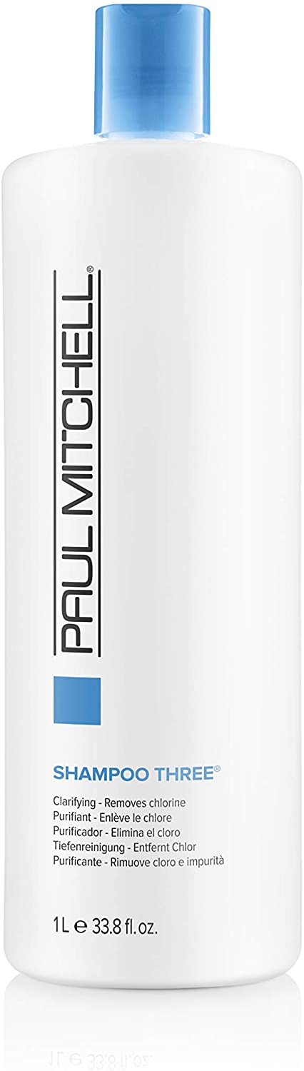 Paul Mitchell Clarifying Shampoo Three 1000 ml 1 l (Pack of 1), White/Opulent Garden