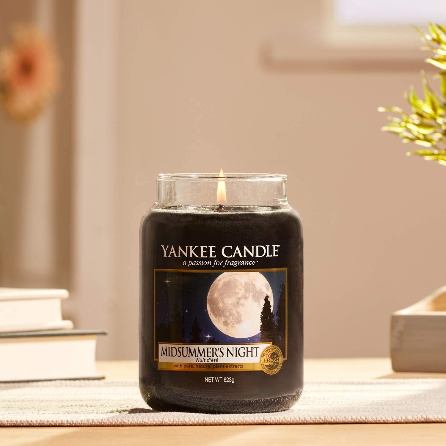 Yankee Candle Scented Candle Scented Candle Midsummers Night Large