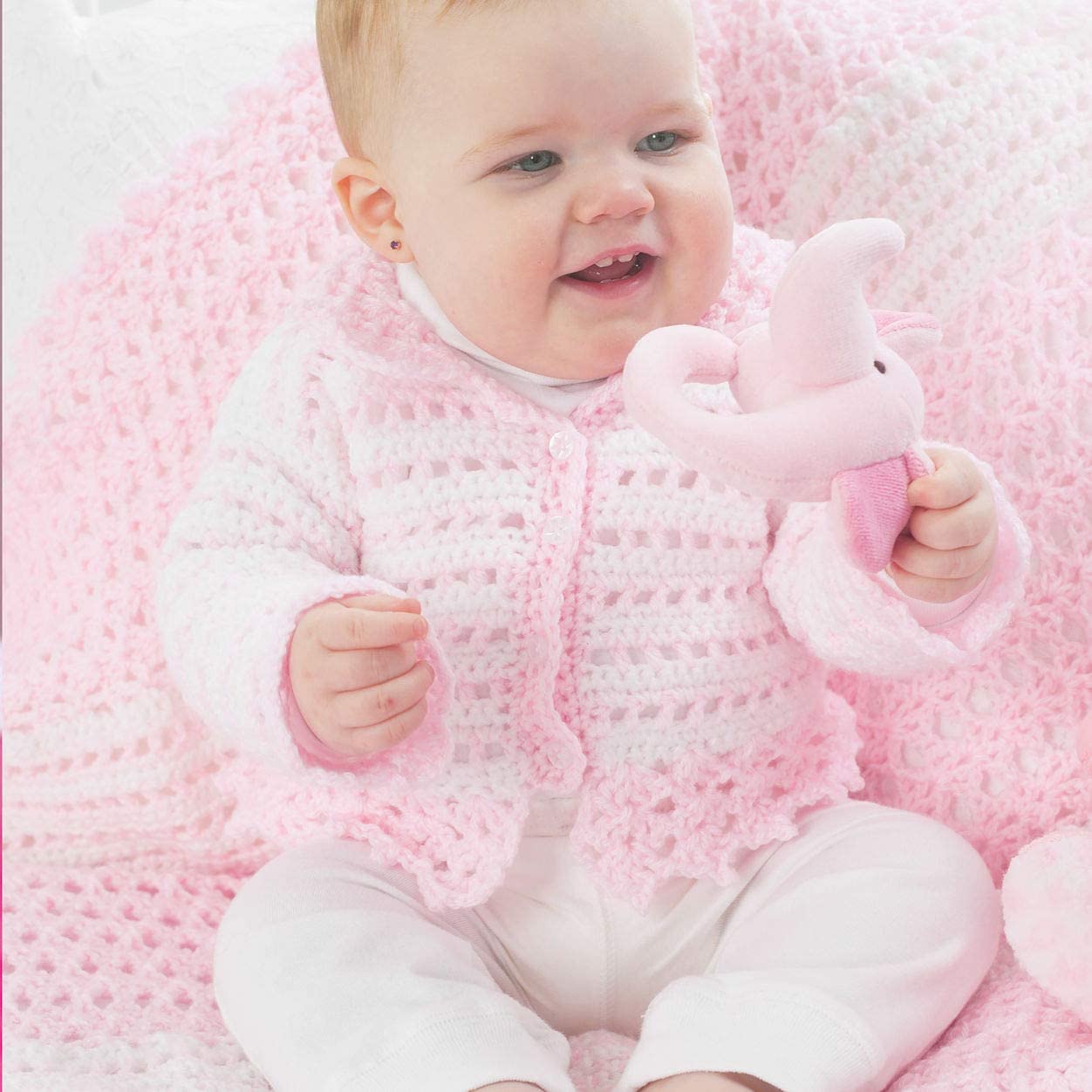 Spinrite Softee Baby Yarn - Solids-Pink, Other, Multicoloured, 11.16 x 21.98 x 12.94 cm - Image 3
