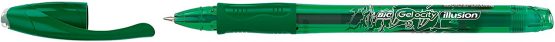 BIC Gel-ocity Illusion Pressure Gel Roller 0.3 mm Box of 12 Green Ref 943443 - Image 3