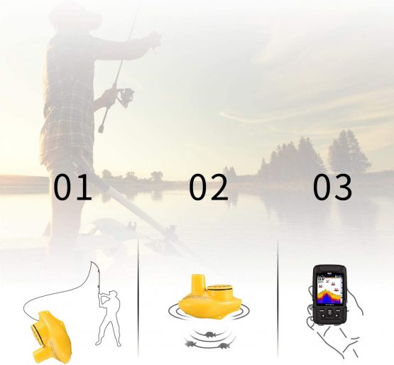 LUCKY Portable Fish Finder for Recreational Fishing from Dock, Shore or Bank - Image 2