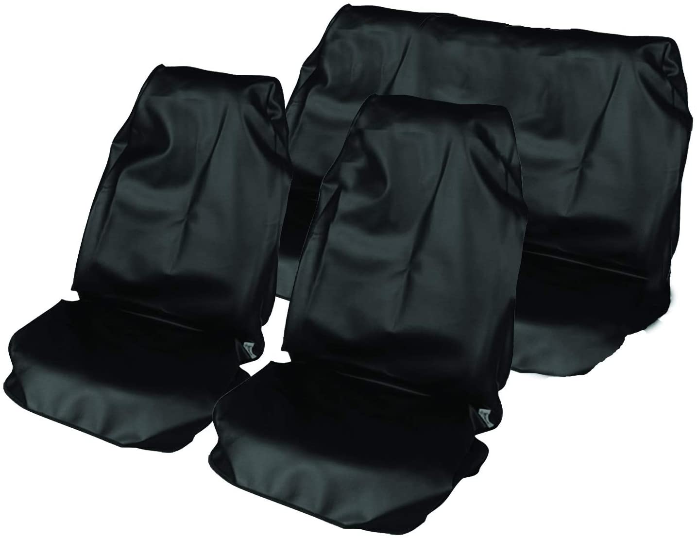 AUTO HIGH Waterproof Car Seat Covers Full Set, Nylon Auto Interior Accessories Front & Rear Seat Protector