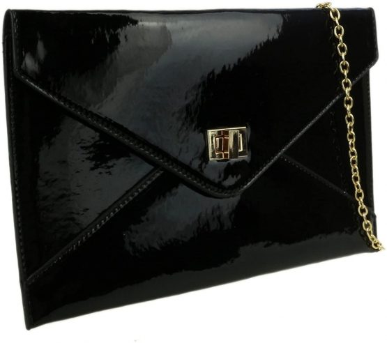 Girly HandBags Metallic Effect Clutch Bag - Image 2
