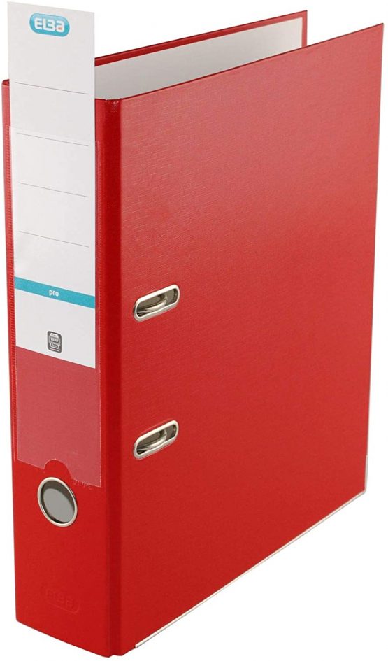 Elba 754249 - Red A4 Size Arch Folder 80mm - Image 2