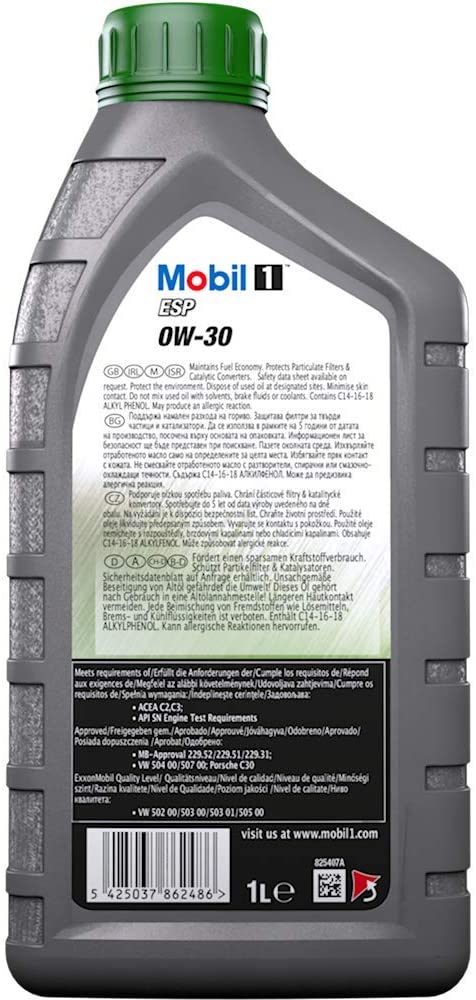 Mobil 1 ESP 0W-30, 1L - Image 3