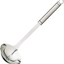 KitchenCraft KCPROGL Professional Soup Ladle, Stainless Steel, 33 cm, Silver