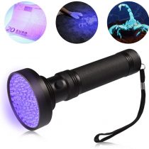 LEDGLE LED UV Flashlight UV Beast Pet Urine Finder Stain Detector Black Lights Torch, 100 LED Beads, with Lanyard