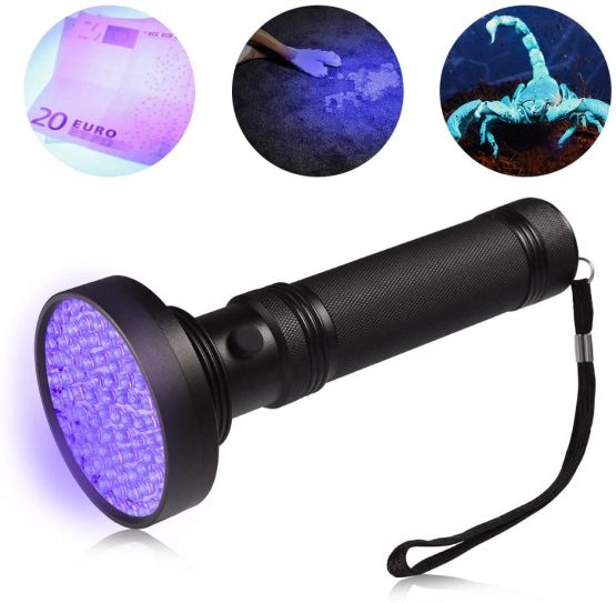 Ledgle Led Uv Flashlight Uv Beast Pet Urine Finder Stain Detector Black 