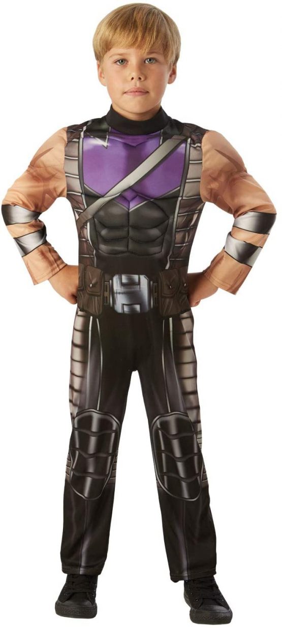 Rubie’s Official Marvel Avengers Hawkeye Deluxe Child Costume, Child’s ...