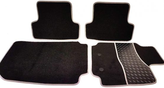 Sakura WW8122 Carpet Floor Mat, Black Trim