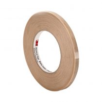 TapeCase 44 0.5" x 90yd Tan Low-Halogen Electrical Tape, 5.5" Thick, 90" Length, 0.5" Width