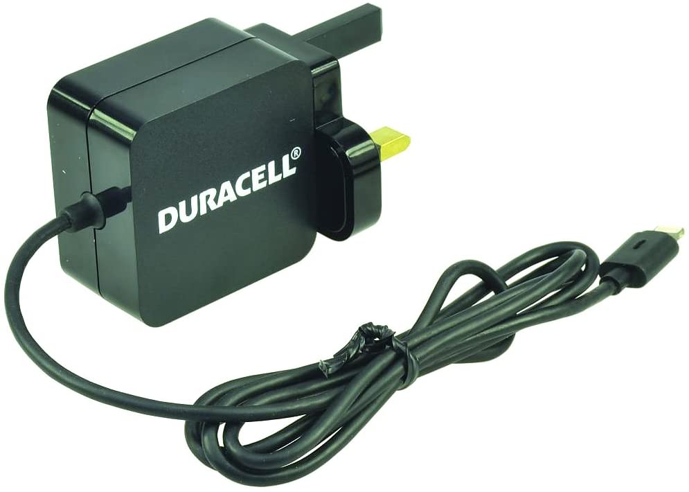 Duracell 1 metre 2.4 A MFI Lightning Charger for iPhone 5/5S/SE/6/6 Plus/6S/6S Plus and iPad/iPad Mini - Black