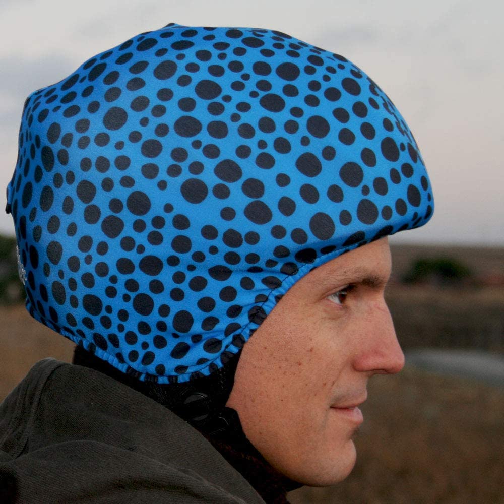 COOLCASC BLUE STONES Multisport Helmet Cover, Blue, black - Image 2