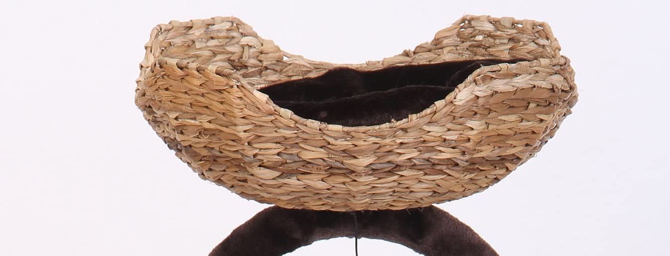 CROCI Natural Azalea Cat Scratchers, 50 x 50 x 95.5 cm, black / brown - Image 4