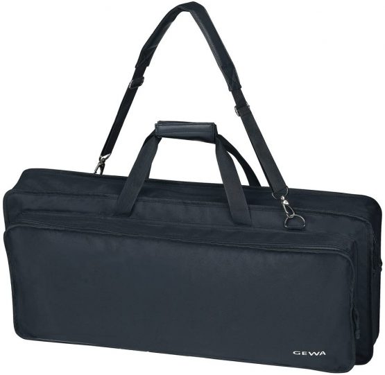 Keyboard Gig Bag Basic, 75x31x9 cm, music sheet pocket on the lid, black, tear- and waterproof