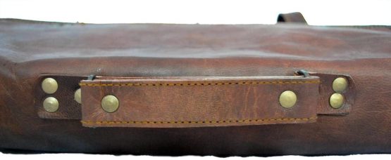 15" Leather Messenger Bag Laptop case Office Briefcase Gift for Men Computer Distressed Shoulder Bag - Image 3