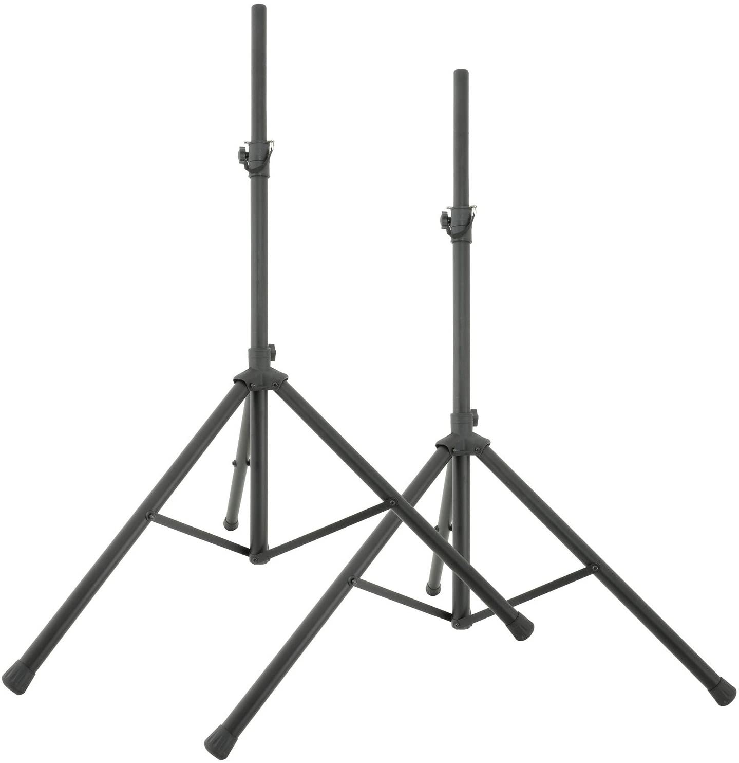 QTX Speaker Stand Kit Complete with Carry Case 25Kg Max Load Per Stand, Black - Image 2