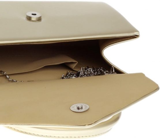 Girly Handbags Patent Clutch Bag Handbag Small Hard Case Ladies - Image 3