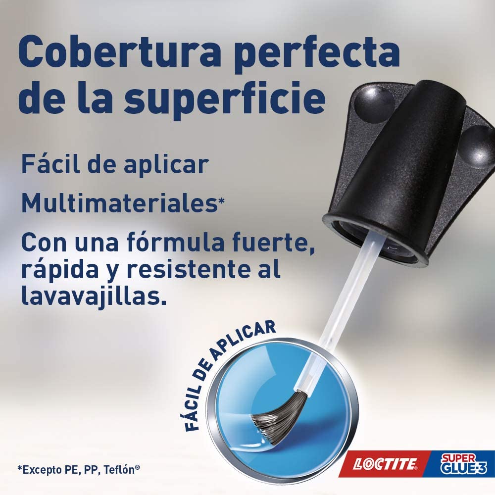 Loctite 767806 5 g Extra Strong Glue with Brush, Black, 5g - Image 4
