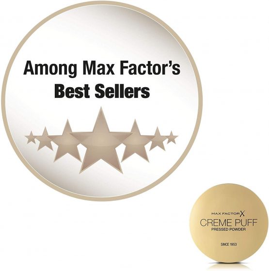 Max Factor Cream Puff Pressed Compact Powder, Glowing Formula for All Skin Types, 13 Nouveau Beige, 21 g - Image 4