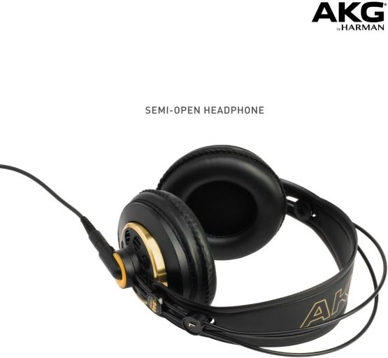 AKG K240 STUDIO Professional Semi-Open, Over-Ear Headphones Black - Image 4