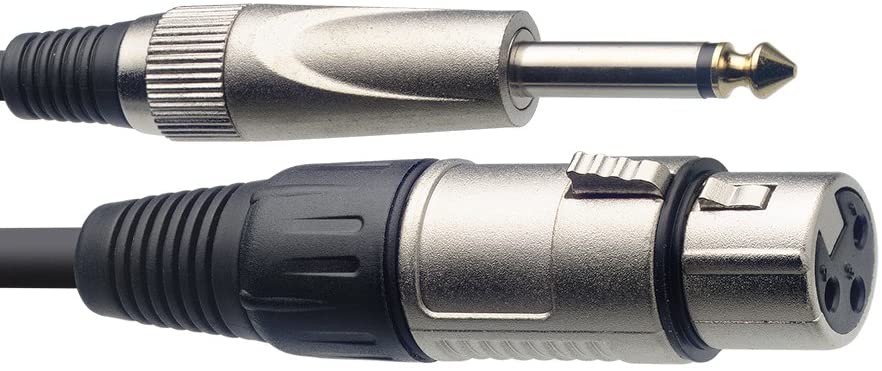 Stagg SMC6 6 metre standard microphone cable, Black, 6m - Image 2