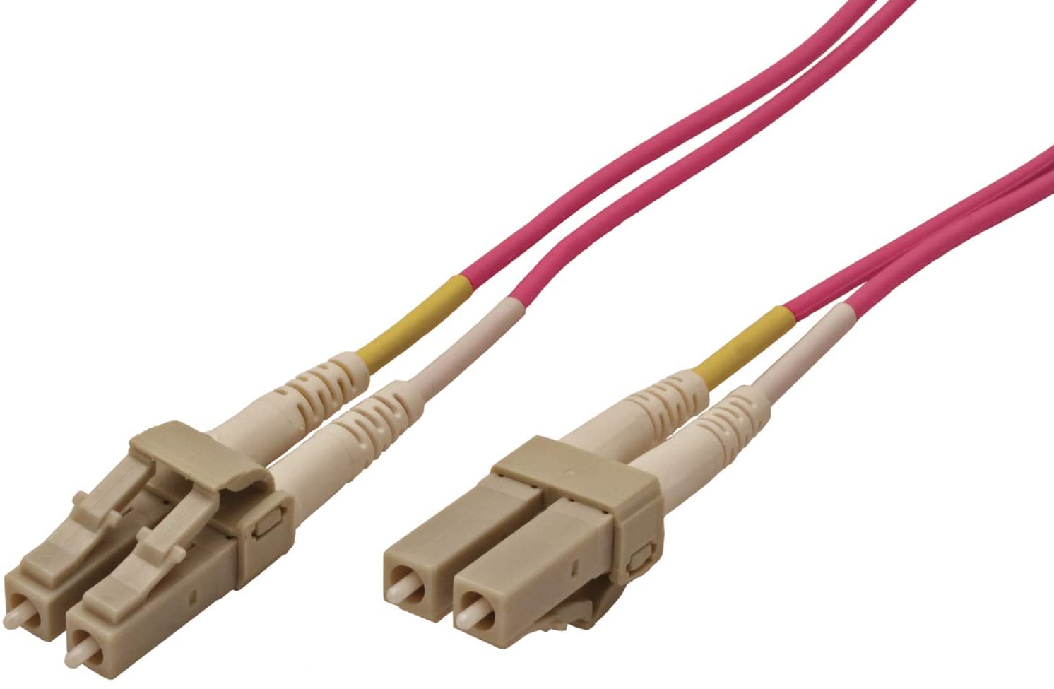 Roline Fibre Optic Jumper Cable, 50/125 µm, Purple, 1.0 m - Image 2
