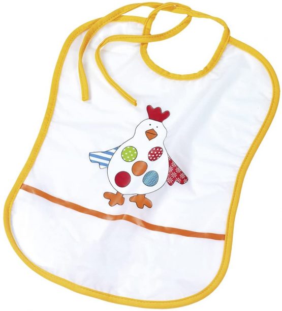 fashy little stars Foil Bib, Orange