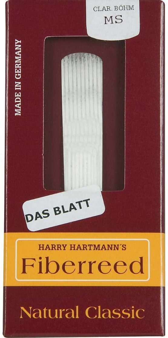 Fiberreed Blatt BB-Klarinette Boehm Natural Classic MS