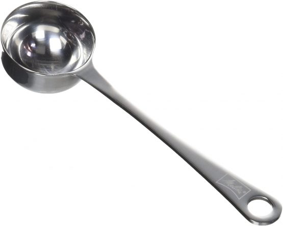 Melitta 6702762 Measuring Spoon for Ground Coffee, Stainless Steel, Capacity 8g, Silver